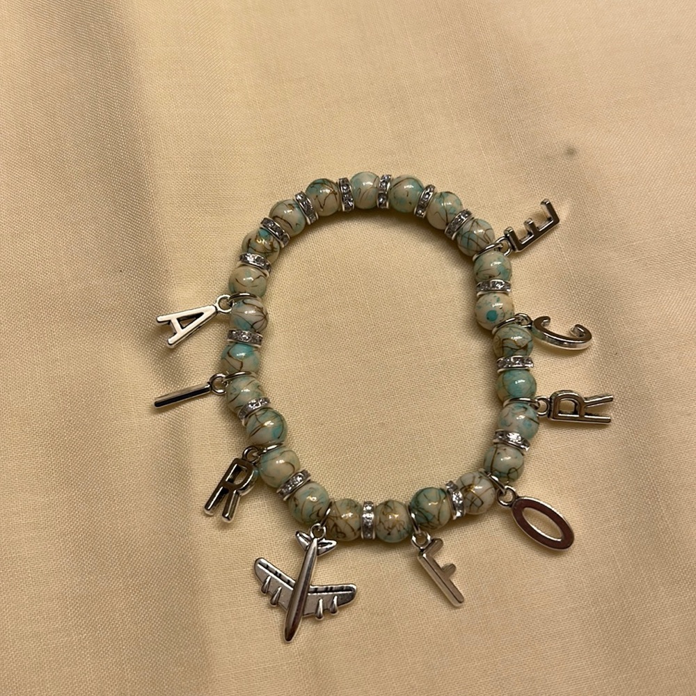 Air Force bracelet.